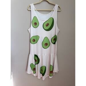 Avocado Print Tank Dress | XL (Estimated) | Dopamine Dressing Joyful Statement